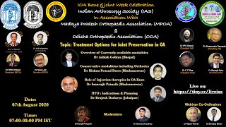 IAS Live Webinar: 84 (IOA-MPOA-OOA): Live Webinar: Treatment Options for Joint Preservation in OA
