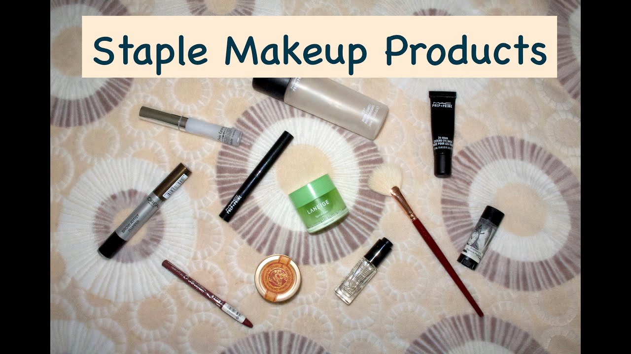 Staple Makeup Products | They are boring but kinda essential