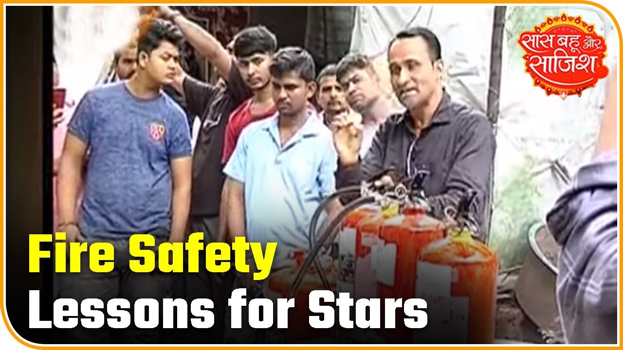 aditi rao YRKKH And YRHPK Crew Learns About Fire Safety | Saas Bahu Aur Saazish