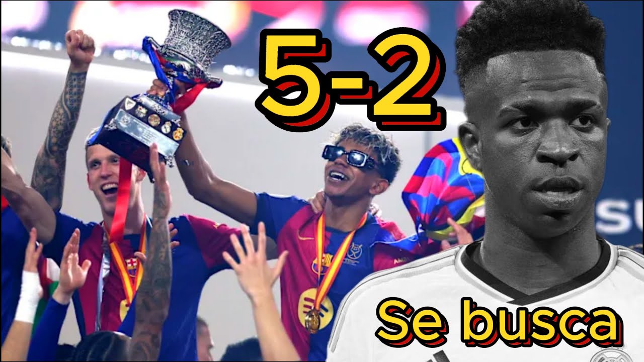 El Barça humilló al Real Madrid otra vez y ganó la Supercopa - YouTube