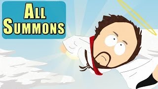South Park The Stick Of Truth - All Summons Jesus Mr. Slave Mr. Hankey Mr.kim Hd