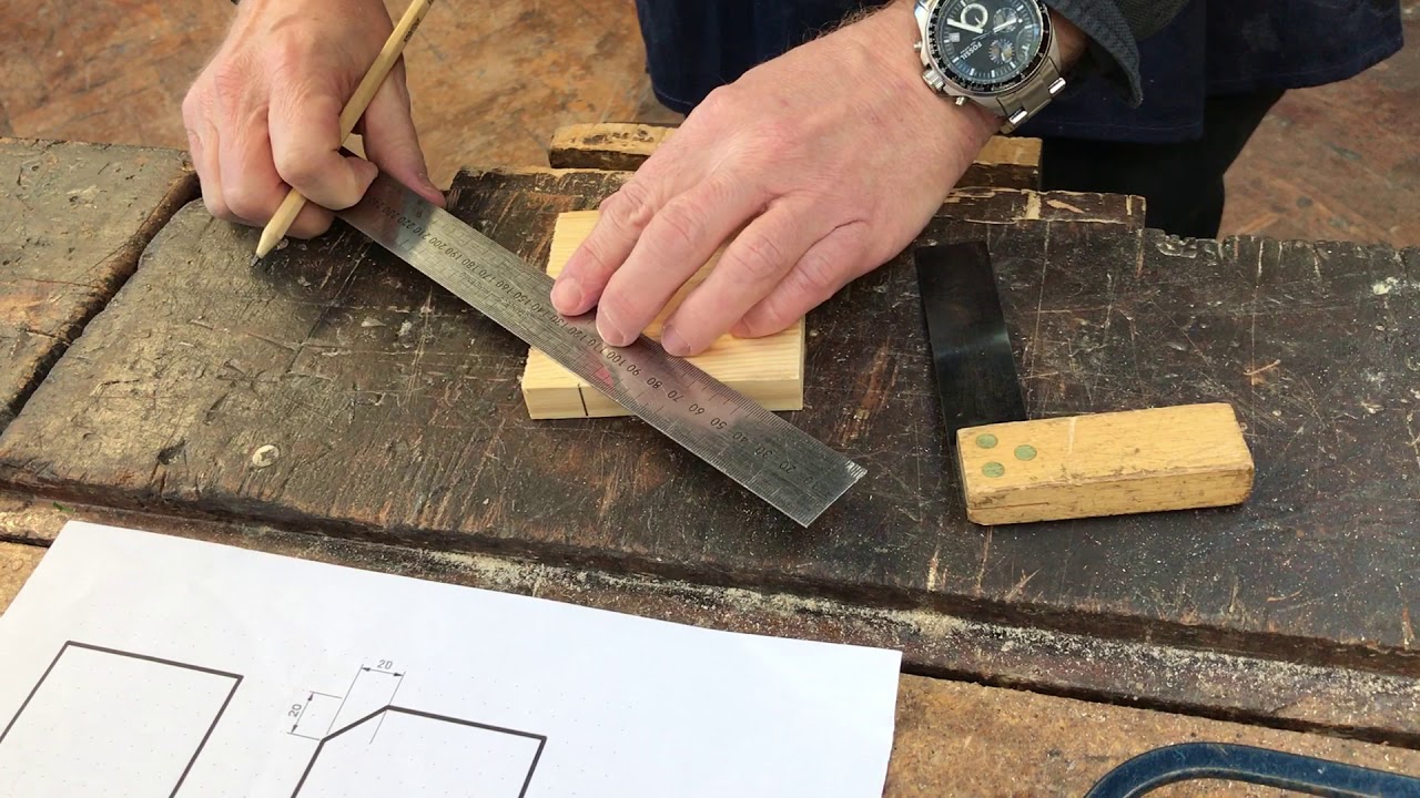 Marking and cutting wood YouTube