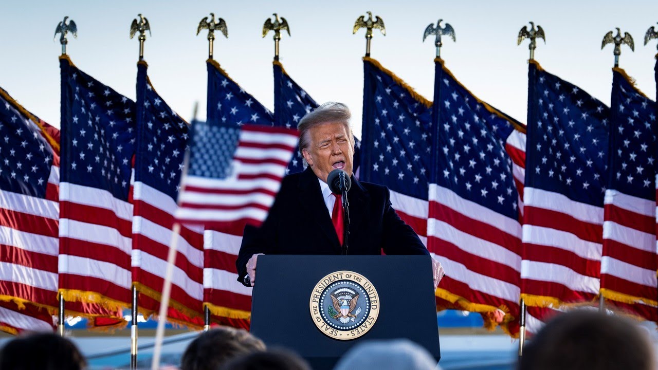 'We will be back in some form': Trump delivers final speech as president