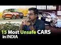 15 most unsafe cars in india  motocast ep  96  tamil podcast  motowagon
