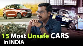 15 Most Unsafe Cars in India | MotoCast EP - 96 | Tamil Podcast | MotoWagon.