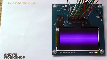Sony Ericsson Vivaz 640x360 cellphone LCD on Arduino Mega