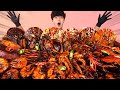 ENG SUB)Massive! Black Bean Sauce Seafood Boil Braised Eat Mukbang🦑Korean ASMR 후니 Hoony Eatingsound