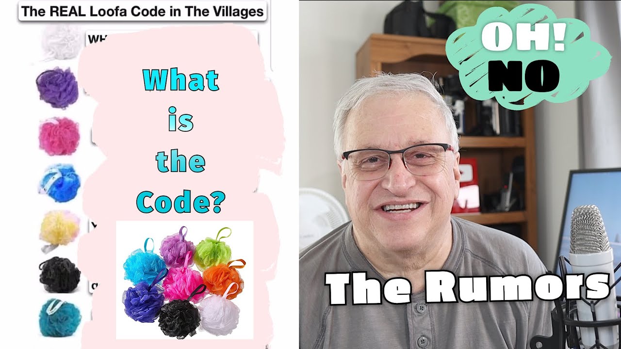 The Villages Florida Loofah Color Code