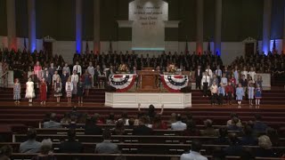 “Patriotic Medley with The American’s Creed” • Given by the Temple Baptist Academy Elementary Choir