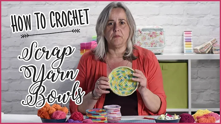 Creative Crochet: Scrap Yarn Bowls Tutorial