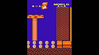 Hidden Secret Path in Strange Mario Bros World 1-1 | NES Gameplay #nintendo #mario