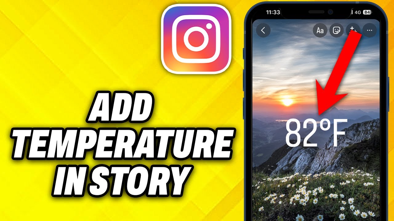 how-to-add-temperature-in-instagram-story-2024-youtube