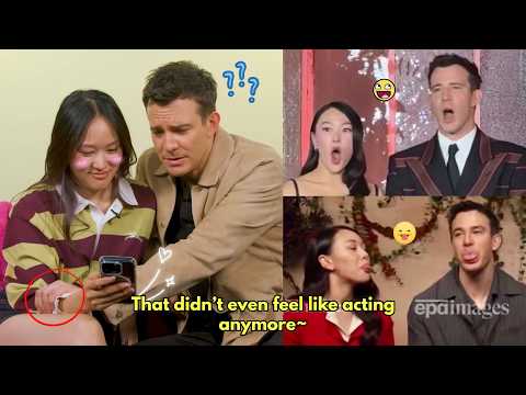 Luke Thompson’s hand always find Yerin Ha’s knee during Interviews.. we're obsessed with these facts