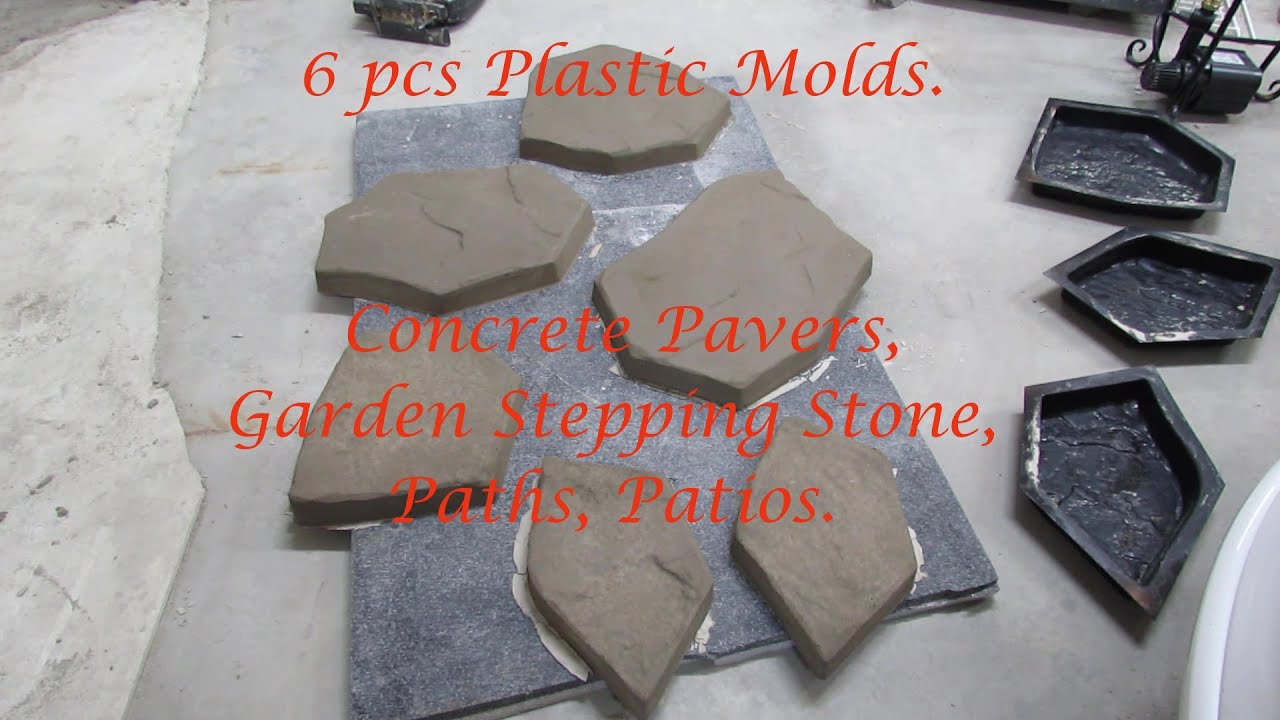 DIY Concrete Pavers. EBay Molds. YouTube
