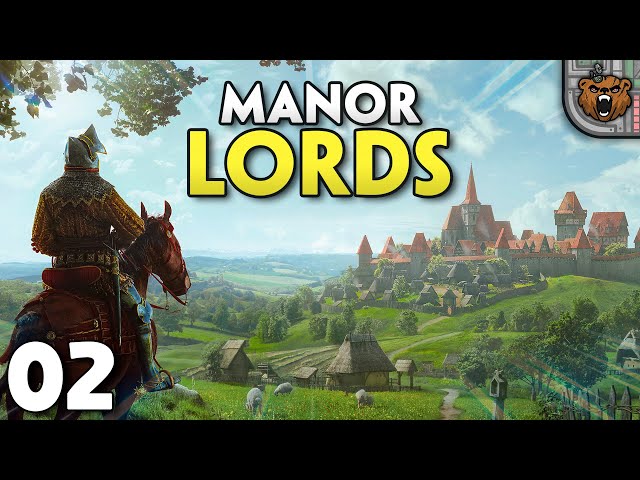 Defendendo de INVASORES! | Manor Lords #02 | Gameplay 4K PT-BR