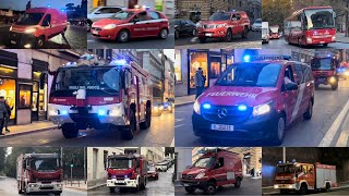 MEGA COMPILATION VIGILI DEL FUOCO IN SIRENA E EMERGENZA/Italian Fire Brigade Responding