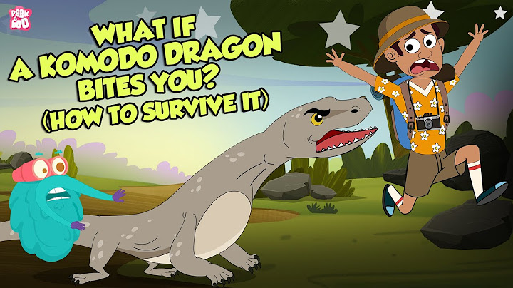 Largest Living Lizard in The World | How to Survive Komodo Dragon Attack? | The Dr Binocs Show