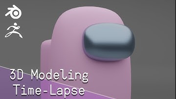 Among Us 3D Model // Modeling Time-Lapse