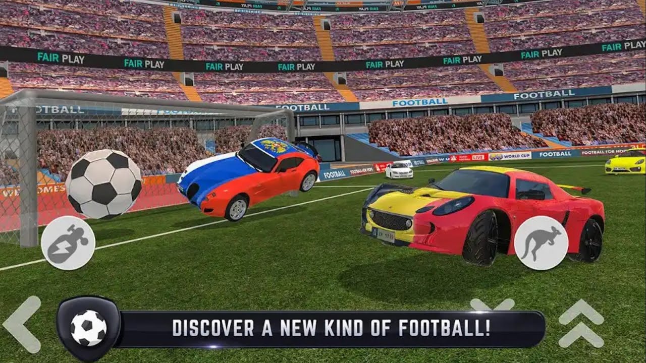 Car Football 2018 First 1 Cars Unlocked Androd Gameplay 1 YouTube