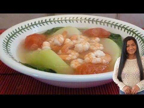 How to make Shrimp Soup ( Filipino Shrimp Soup) Shrimp Tinola recipe  ( 15 Minute Shrimp Soup )