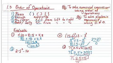 Order of Operations