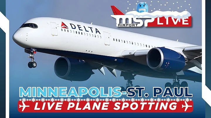 🔴 LIVE WINTER PLANE SPOTTING W/ DEICING AT MSP AIRPORT! ❄ 12/11/25