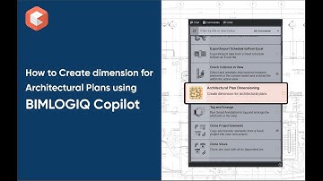 Create Architectural Plan Dimensions Automatically in Revit Using BIMLOGIQ Copilot