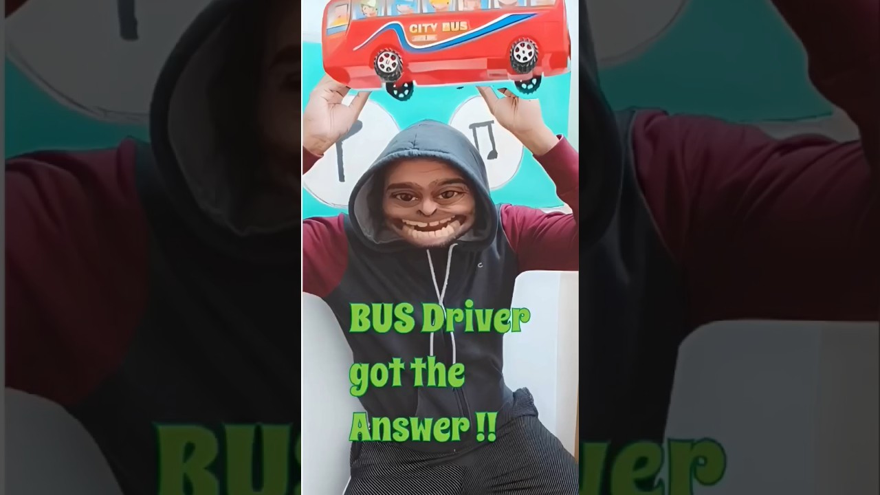 INSTANT response.🤣🚒 Laughing BUS Driver 