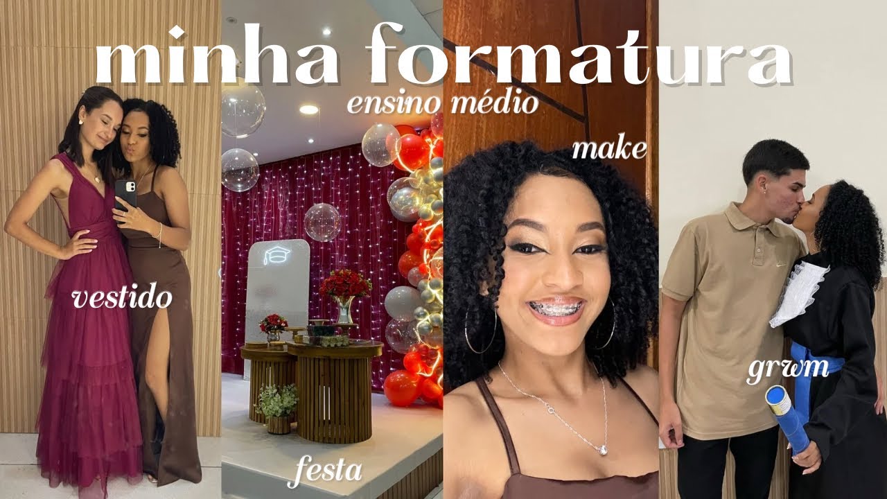 vlog da minha formatura + arrume se comigo 🎓 | make, vestido, cabelo, festa