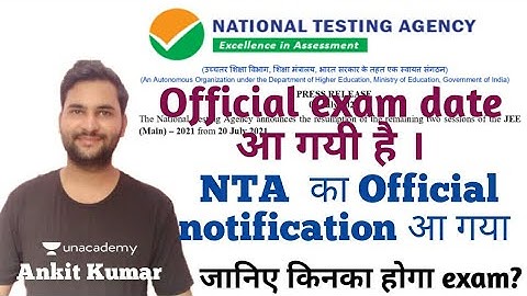 NTA UGC NET Exam Date 2021 | NTA ने जारी किया Official Notification 2021 | Geography with Ankit