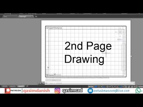 AutoCAD How To Create Multiple Layouts Pages and Print in PDF