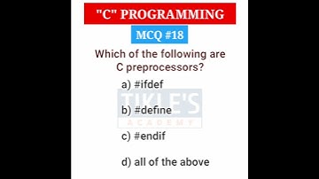 C PROGRAMMING MCQ 18 #shorts #tiklesacademy