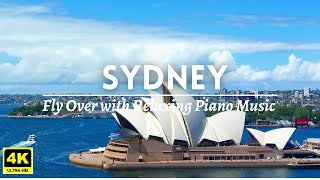 Flying Over Sydney | Sydney Aerial Opera house | Flying Over Australia | Meditation Music | 4K UHD screenshot 4