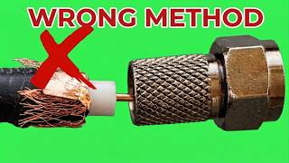 99% of People Install TV Antenna Cables Wrong! Get a Clear Signal Instantly 😱