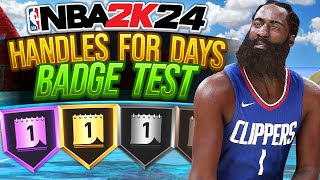 NBA 2K24 Best Badges for Your Build : Handles for Days Playmaking Badge Test