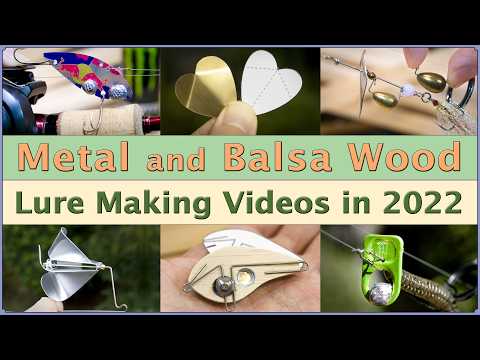 Lure Making Videos in 2022 | Metal and Balsa wood.