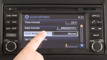 2016 Nissan Versa Note -  Setting the Clock