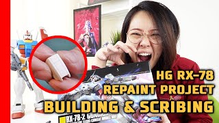 Building dan Tutorial Scribing Gunpla Pemula! Project October 2019 Episode 2