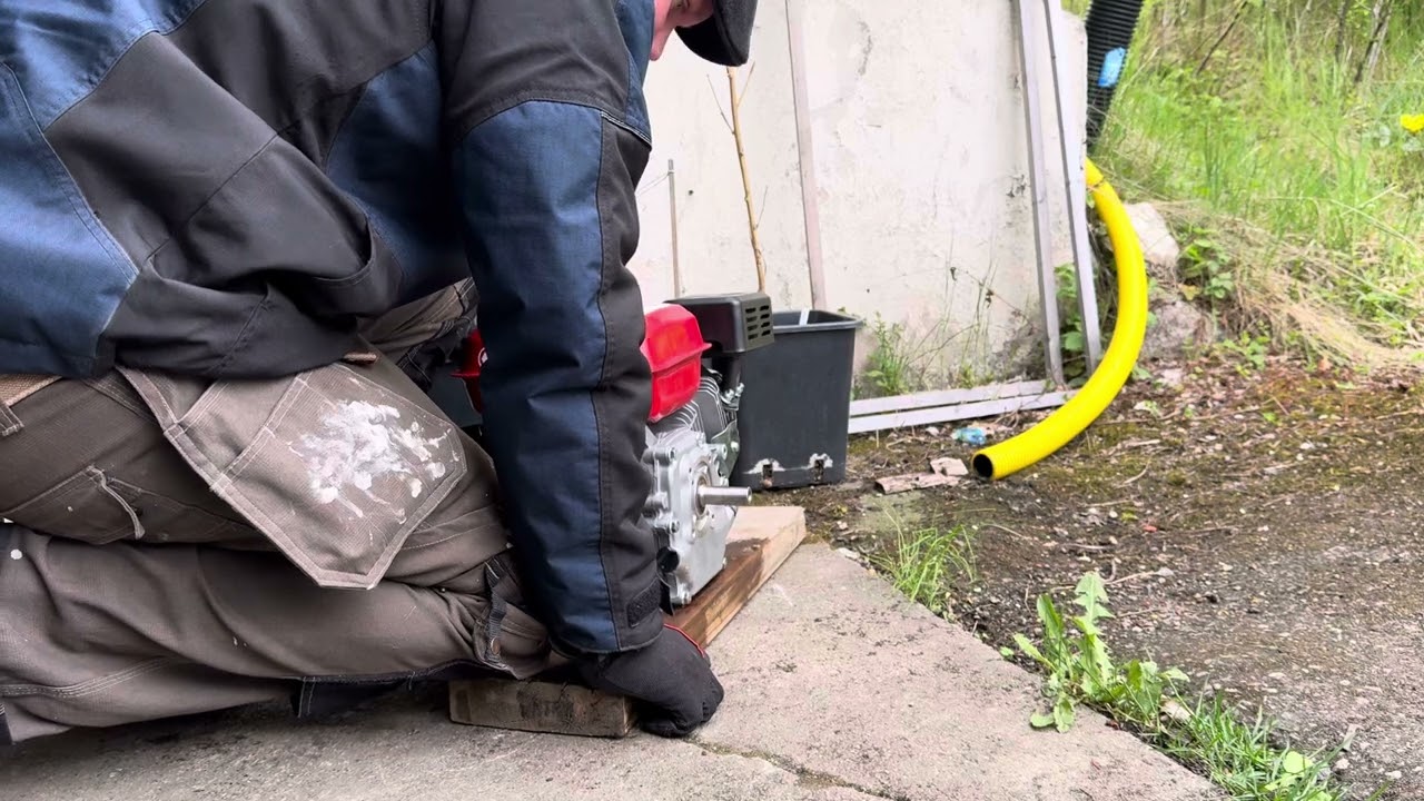 Första starten - Eberth 6.5 hp