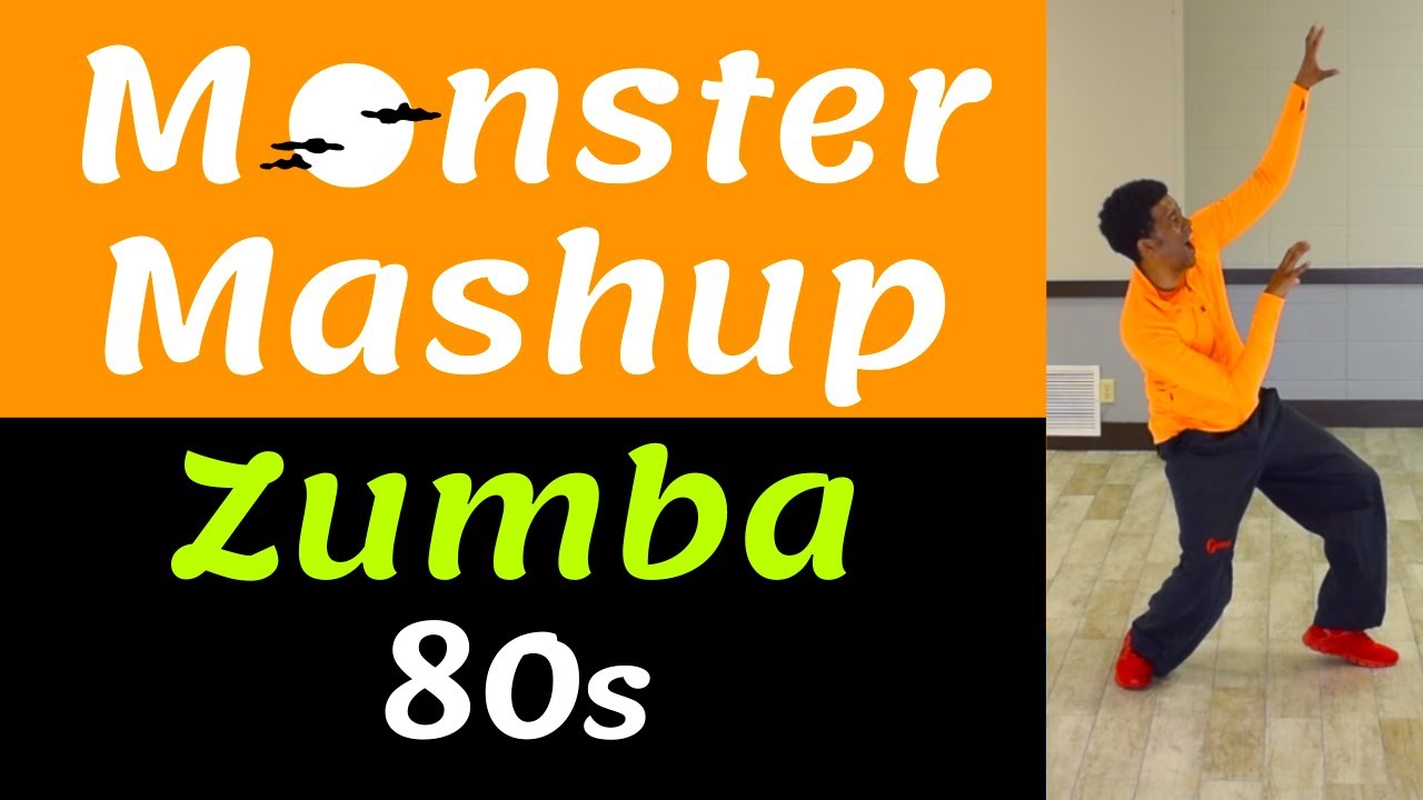 Zumba HALLOWEEN | Easy to Follow Dance | Monster Mashup | Pomplamoose Music | 80s Moves | Thriller