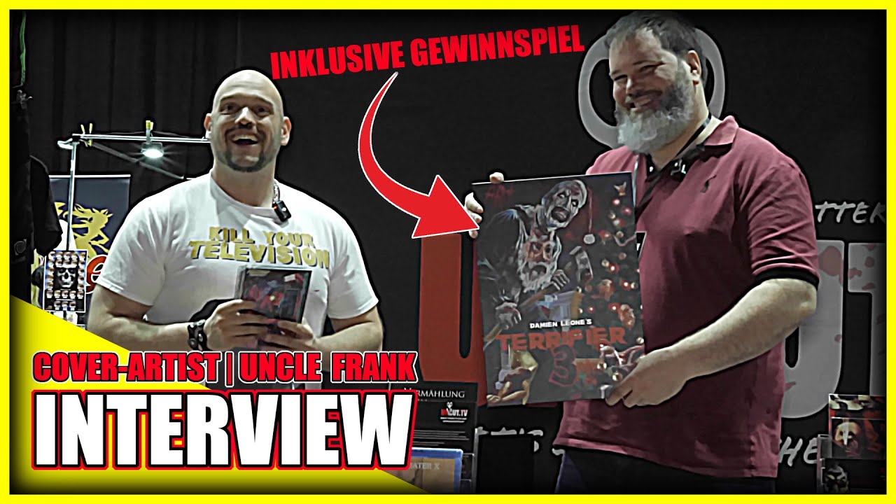 Uncle Frank – Cover Artist Horror Mediabook | Terrifier 3 | UncutTV Interview Horrorcon Germany