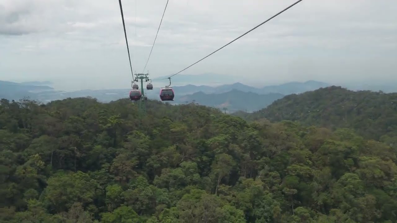 Longest Cable Car Ba Na Hills Vietnam