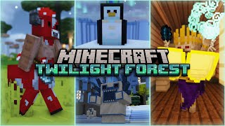 Minecraft TWILIGHT FOREST 1.20.1 Full Mod Review | Fabric & Forge | New Bosses, Dimension, Mobs, screenshot 1