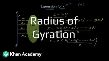 Radius of Gyration | System of particles and rotational motion | Grade 11 | Physics | Khan Academy