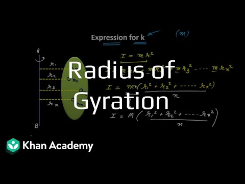 Radius of Gyration | System of particles and rotational motion | Grade 11 | Physics | Khan Academy