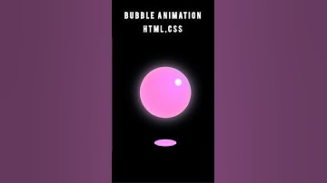 Bubble Animation #coding #html #webdesign #codingtutorial #css #webdevelopmenttutorial