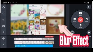 HOW TO MAKE BLUR EFFECT IN KINEMASTER background Blur effect TUTORIAL YouTube