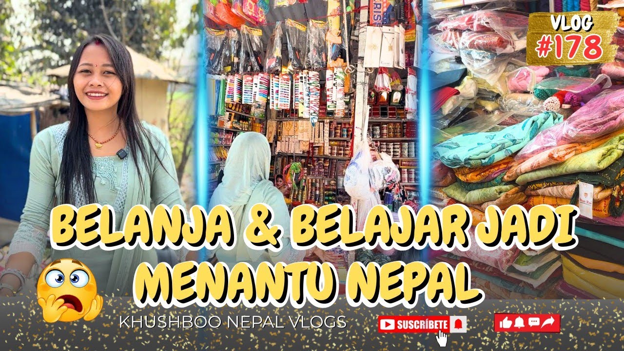 #vlog178 Ikut Nikahan Saudara di Nepal 🇳🇵 Persiapan & Belanja Barang Bawaan 🛍️🥰
