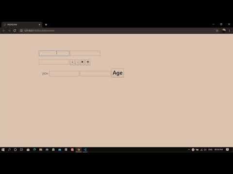 Website on Calculate Addition, Substation, Multiplication, Division and Age Using | HTML, CSS, JS