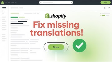How to Fix Missing Translation in Shopify (Quick & Easy Method)